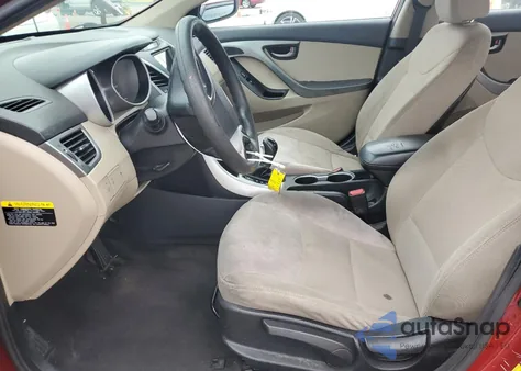 2016 Hyundai Elantra Se из США, поврежденный, VIN 5NPDH4AE3GH770508